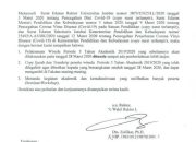 Efek Corona, Unej Tunda Wisuda 900 Mahasiswanya