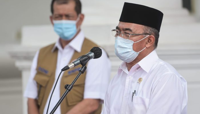 Menko PMK Tinjau Simulasi Vaksinasi Covid-19 di RSPI Sulianti Saroso