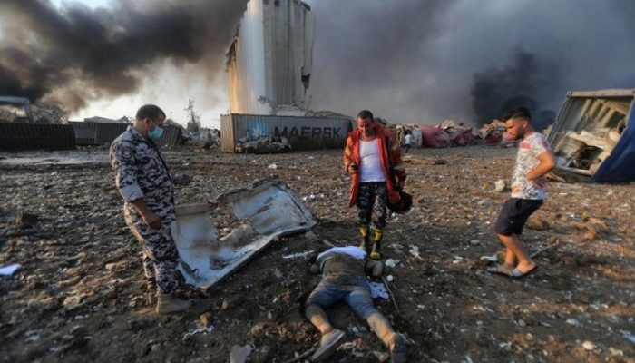 Ledakan Besar di Beirut Libanon,Tewaskan 73 Orang Ribuan Luka-luka