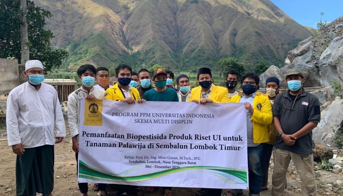 Guru Besar FTUI Kenalkan Biopestisida Tanaman Palawija di Sembalun Lombok Timur