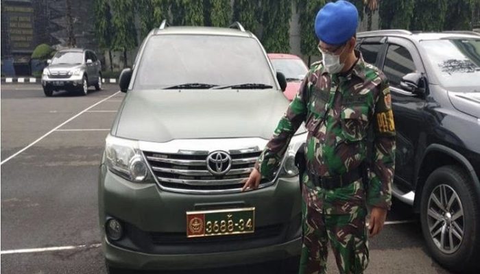 Viral Mobil Dinas Dipakai Warga Sipil, Puspomad Panggil Purnawirawan
