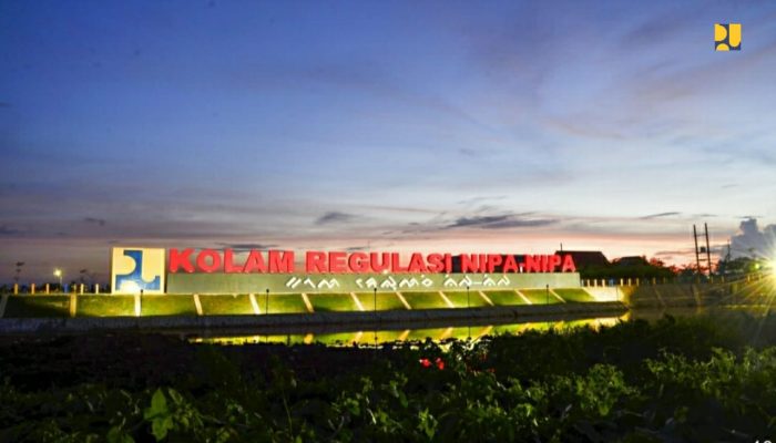Kementerian PUPR Tuntaskan Pembangunan Kolam Regulasi Nipa-Nipa untuk Pengendalian Banjir Kota Makassar