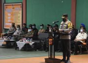 2.180 Personil Gabungan Polres Bogor Amankan Operasi Lilin dengan Protokol Kesehatan