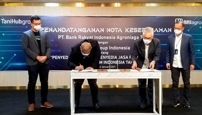 BRI Agro Berkolaborasi dengan TaniHub Group Untuk Layanan Perbankan Dalam Program Indonesia Tani