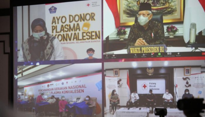 Wapres Resmi Canangkan Gerakan Nasional Donor Plasma Konvalesen