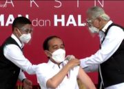 Detik-detik Presiden Jokowi Jalani Vaksinasi COVID-19