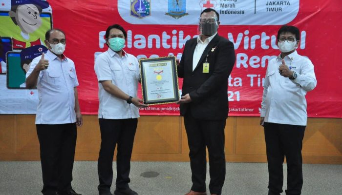20 Ribu PMR Dilantik, PMI Jaktim Diganjar Rekor MURI