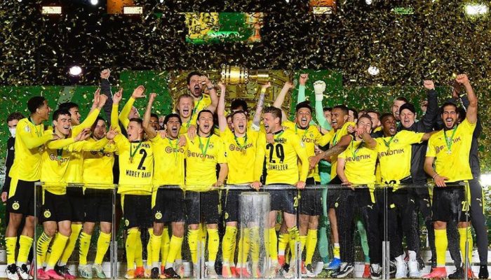 Final DFB Pokal: Dortmund Gilas Leipzig 4-1