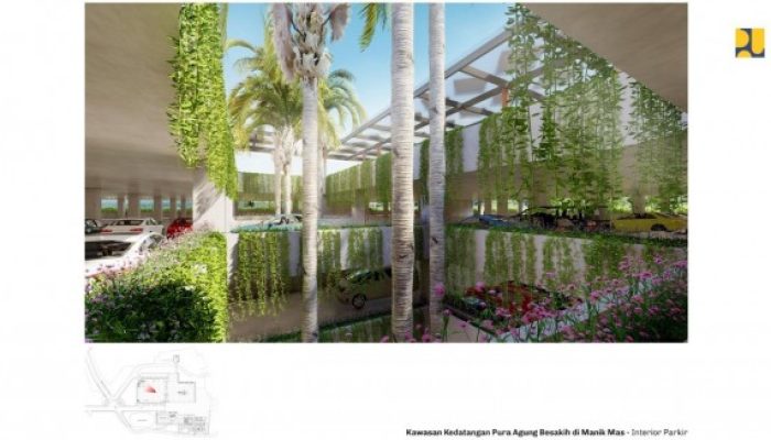 Dorong Pemulihan Wisata Religi, Kementerian PUPR Bangun Gedung Parkir Kawasan Pura Besakih Bali