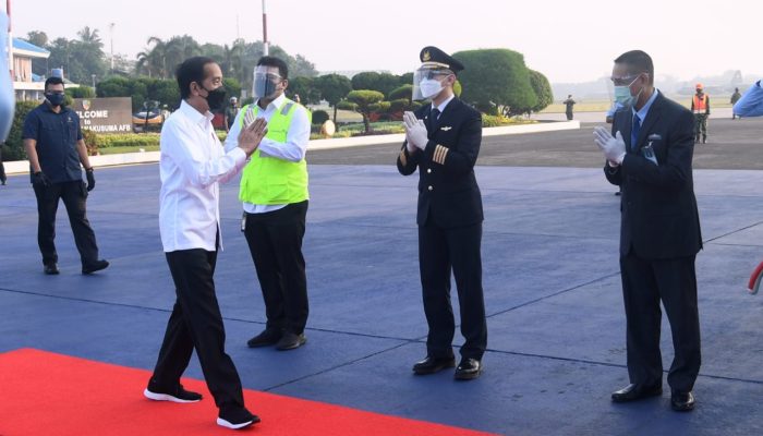 Presiden Jokowi Tinjau Langsung Pembangunan Bandara Soedirman di Purbalingga