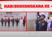 Peringati HUT Bhayangkara Ke-75, Presiden Minta Polri Aktif Ikut Tangani Pandemi