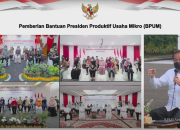 Jokowi Serahkan Banpres Usaha Produktif Usaha Mikro
