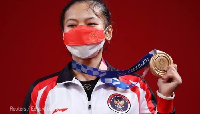 Raih Medali Pertama Olimpiade Tokyo, Atlet Angkat Besi RI Dapat Ucapan Selamat dari Presiden