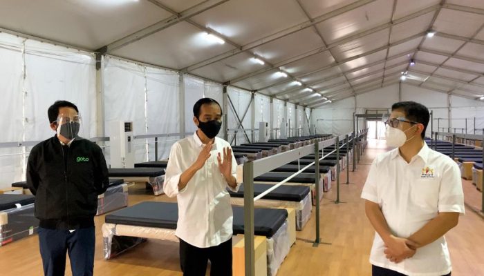 Presiden Tinjau Kesiapan Rumah Oksigen Gotong Royong di Pulo Gadung