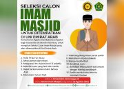 Kemenag Kembali Buka Seleksi Imam Masjid untuk Uni Emirat Arab
