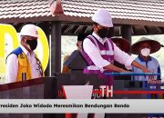 Presiden Jokowi Resmikan Bendungan Bendo di Jawa Timur