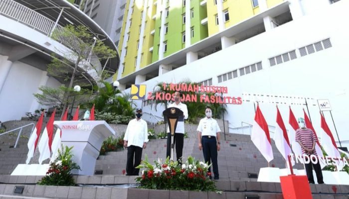 Presiden Resmikan Rusun Pasar Rumput Berkapasitas 1.984 Unit