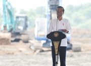 Presiden Jokowi Ikuti Peletakan Batu Pertama Pabrik Industri Baterai Kendaraan Listrik