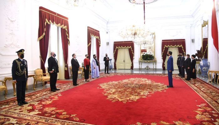 Presiden Jokowi Terima Surat Kepercayaan Empat Dubes