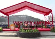 Bendungan Way Sekampung Diresmikan Presiden Jokowi