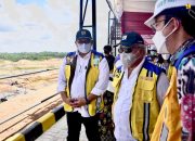 Tinjau Pembangunan Bendungan Sepaku Semoi, Menteri Basuki Tekankan Jaga Kualitas