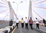 Presiden Jokowi Resmikan Jembatan Sei Alalak
