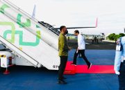 Bertolak Ke Kalimantan Utara, Presiden Tanam Mangrove serta Tinjau Pelaksanaan Vaksinasi