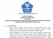 Pemerintah Tetapkan Aturan Perjalanan Orang Dalam Negeri pada Masa Pandemi