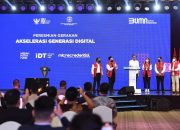 Resmikan Gerakan Akselerasi Generasi Digital, Presiden: Bangun Sinergi