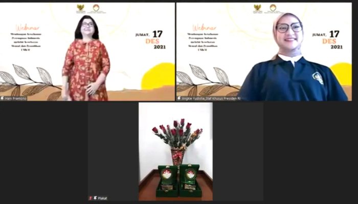 Peringati Hut Ke-22, DWP Setkab Selenggarakan Webinar Ketahanan Perempuan