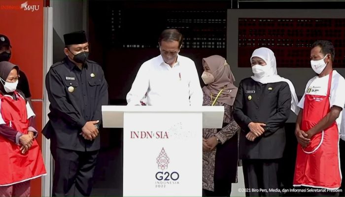 Presiden Jokowi Resmikan Pasar Besar Ngawi