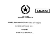 Presiden Terbitkan Perpres tentang Kementerian Sosial