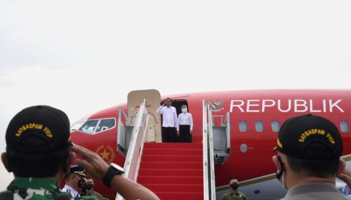 Presiden Jokowi Bertolak ke Provinsi Jateng