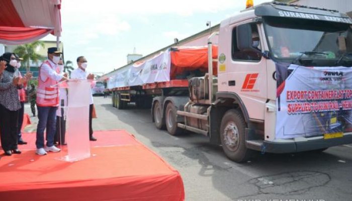Menhub Lepas Ekspor Barang INKA ke Selandia Baru
