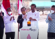 Presiden Jokowi Groundbreaking Proyek Hilirisasi Batu Bara di Sumsel