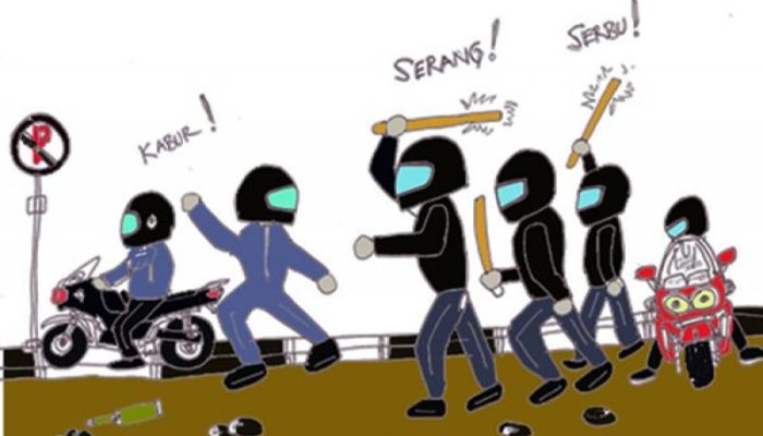 Belasan Anggota Gangster di Kabupaten Tangerang Berhasil Diamankan Polisi