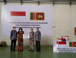 Indonesia Kirim 3 Ton Bantuan Obat dan Alat Kesehatan Untuk Sri Lanka