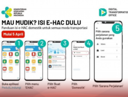Pemudik Wajib Isi eHAC, Ini Cara Pengisiannya