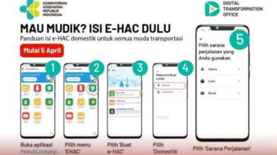 Pemudik Wajib Isi eHAC, Ini Cara Pengisiannya
