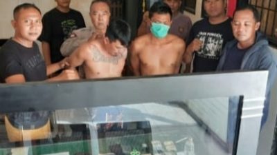 Tim Sadeng Polsek Puger Tangkap Pengedar Sabu di Dusun Mandaran