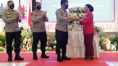 Kapolda Jatim Mengikuti Upacara Virtual HUT Ke-42 Yayasan Kemala Bhayangkari Tahun 2022