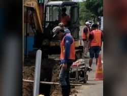 Minggu ke 28, Perolehan Progres Fisik pekerjaan Pembangunan Jaringan Perpipaan SPAM Kabupaten Gresik Capai 60, 98%