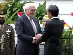 Presiden Sambut Presiden Jerman Frank-Walter Steinmeier di Istana Bogor