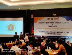 PWI Kabupaten Sidoarjo Gelar Resepsi HPN & Talkshow dengan Tema Sinergitas Pers Bangkitkan Ekonomi Pasca Pandemi