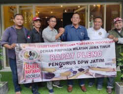 DPW SWI Jatim Gelar Rapat Pleno di Ruko Taman Revera Regency Surabaya