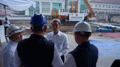 Plh Wali Kota Ground Breaking Revitalisasi Blok I RSUD Kota Bogor
