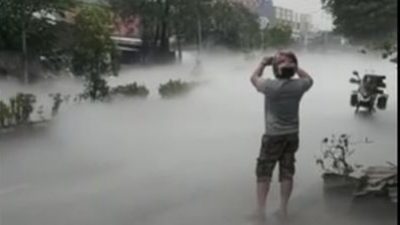 Tabung Gas CO2 Meledak, Begini Kondisi Lalin Jalan Cimone Tangerang