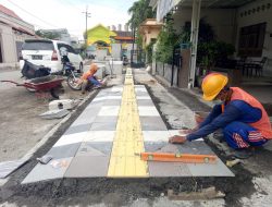 Progres Peningkatan Kualitas Permukiman Kumuh Segmen Heritage Gresik 67 Persen