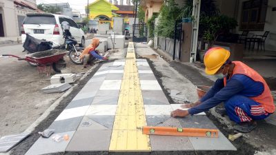 Progres Peningkatan Kualitas Permukiman Kumuh Segmen Heritage Gresik 67 Persen