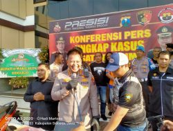 Polresta Sidoarjo Ungkap Kasus Penembakan Juragan Rongsokan Sidoarjo